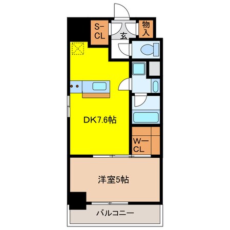 ルネフラッツ岐阜駅前の物件間取画像